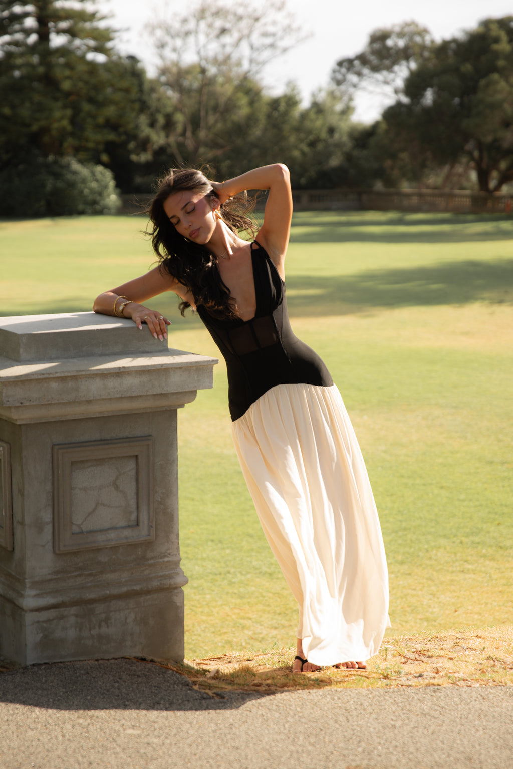 Celeste Corset Dress Ivory