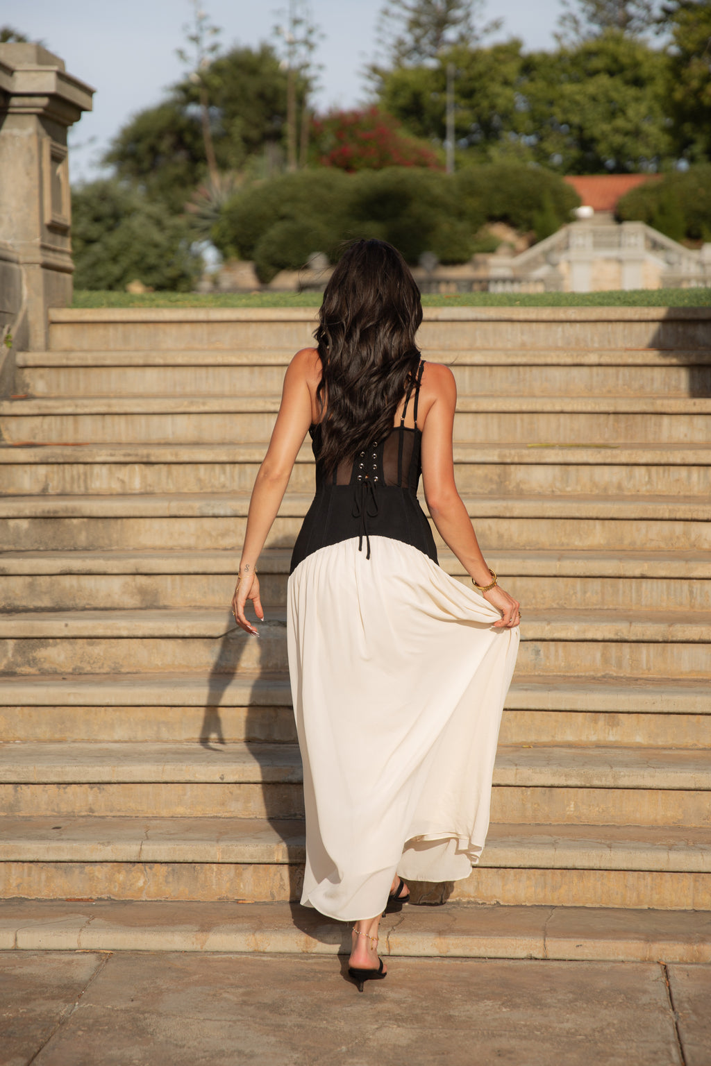 Celeste Corset Dress Ivory